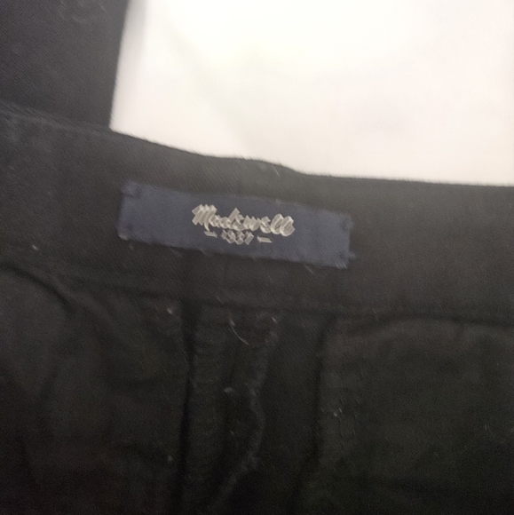 Madewell Classic Black Ankle Pants With Hook And Eye Closure! - Picture 3 of 7